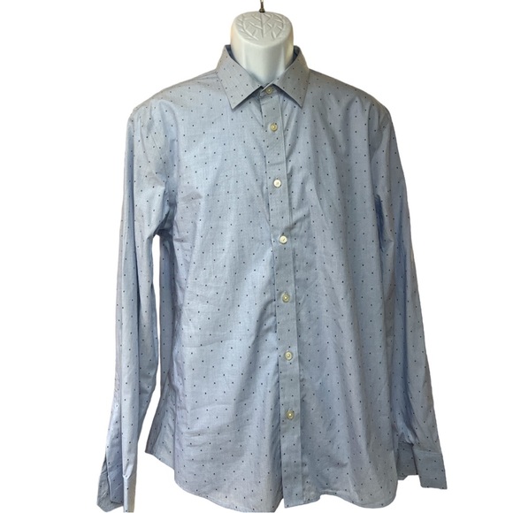 SzL Banana Republic Untucked Printed Long Sleeve Button Down - Picture 3 of 7